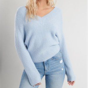 GARAGE V-Neck Cropped Sweater Size XS